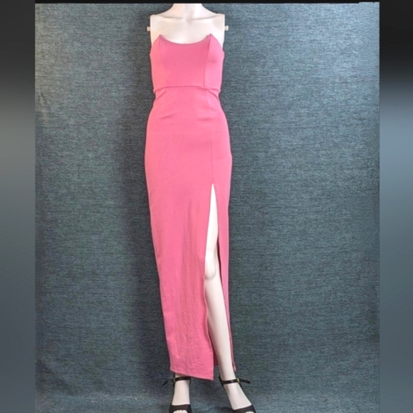 REVOLVE Superdown Pink Ryleigh Dress Bodycon Maxi - Picture 5 of 14